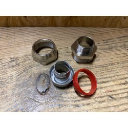 Raccordo Diritto Legrand RTA 382028 / ITA 82028 per Guaina Flessibile Ø 15,5 PG13,5