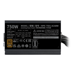 ALIMENTATORE 750W BRONZE 80+ NO MOD NO MODULARE 120MM V3 230V MWE ATX