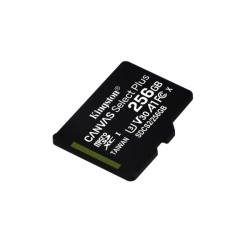 SD MICRO 256GB CL10 UHS-I CON ADATT 100MB/S LET.85MB/S SCRIT.KINGSTON