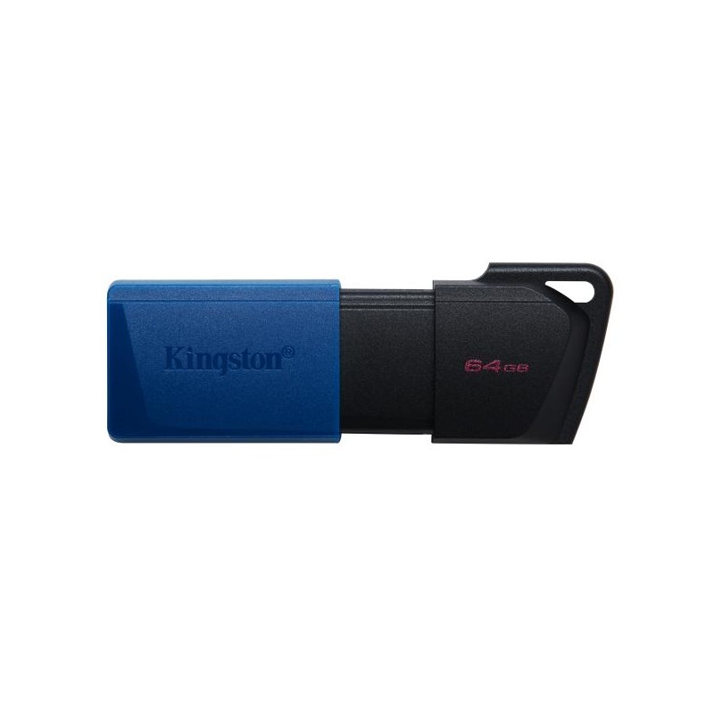 PEN DRIVE 3.2 64GB TYPE-A EXODIA M BLACK/BLU KINGSTON CAPPUCCIO REMOVI