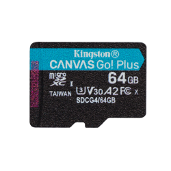 SD MICRO 64GB CL10 UHS-I CON ADATT 200MB/S LET.160MB/S SCRIT.KINGSTON