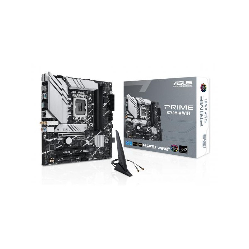 MB ASUS PRIME B760M-A WIFI S1700 4D5 4S3 2M.2 GBL U3.2 DP/2HDMI