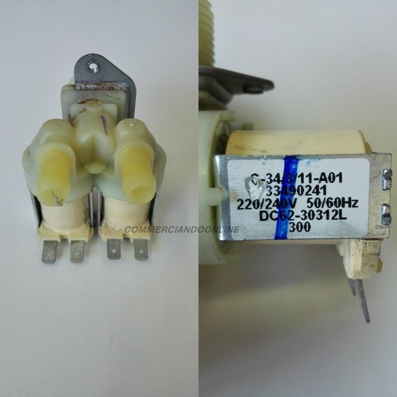 ELETTROVALVOLA 33490241 PER LAVATRICE SAMSUNG  WF0500NXWG  usato agx