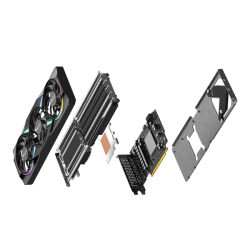 VGA PNY RTX 5070 12GB ARGB GDDR7 OC OVERCLOCKED TRIPLE FAN