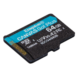 SD MICRO 64GB CL10 UHS-I CON ADATT 200MB/S LET.160MB/S SCRIT.KINGSTON