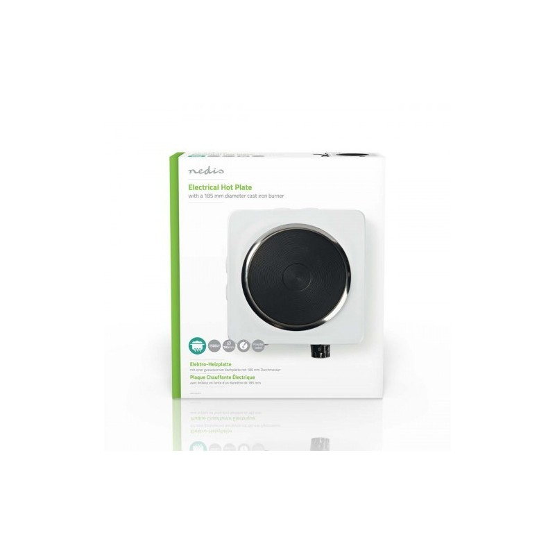 Piastra riscaldata elettrica | 1500 W | 185 mm | Protezione da surriscaldamento