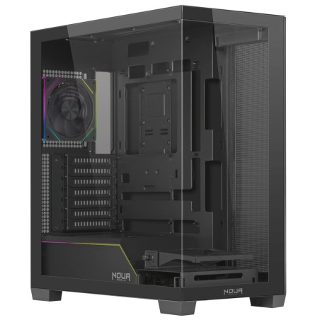 CASE MID-TOWER NO PSU IRON VK120 2USB3 1USBC 1FAN RGB VETRO