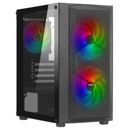 CASE MINI-TOWER NO PSU BLITZ R26 2USB3 0,5MM SPCC BLACK 1*FAN RAINBO