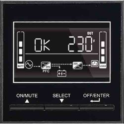 UPS 3,6 KVA RACK/TOWER ONLINE IEC TOGHETER ON