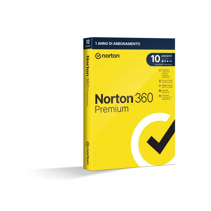 INT.SEC.10DEV 1Y 75GB 360 PREMIUM NORTON 12MO GENERIC RSP MM GUM