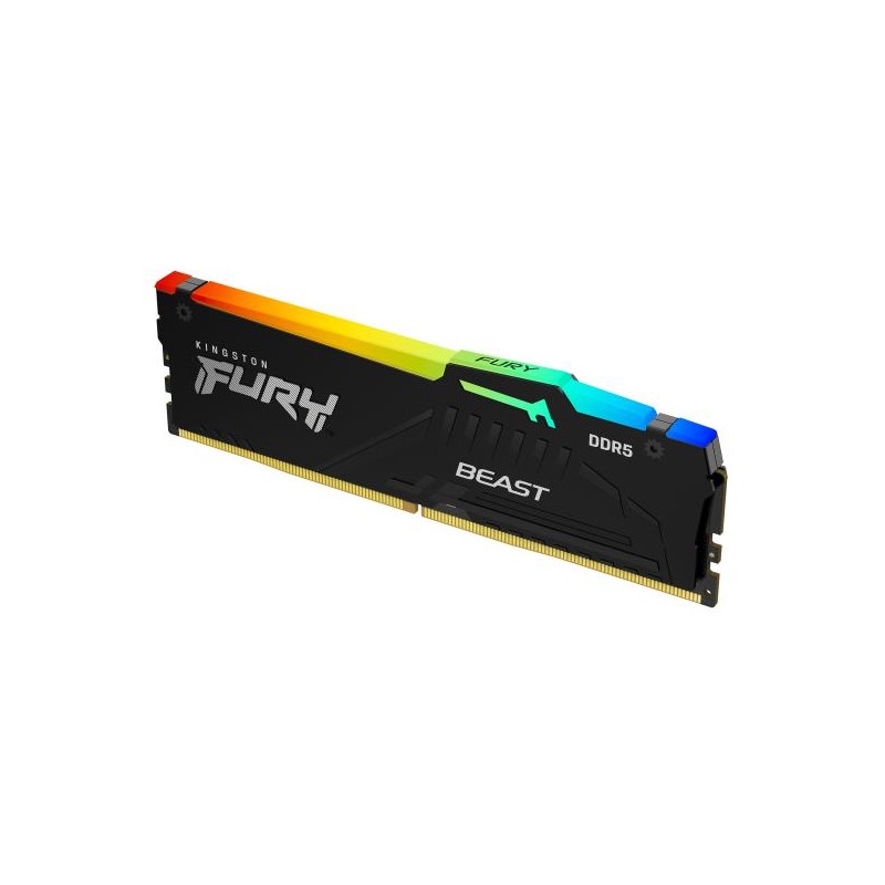 DDR5 32GB 5600 MHZ FURY BEAST BLACK RGB CL40 KINGSTON