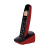 TELEFONO CORDLESS PAN TGB610 ROSSO ORA/ID CHI./RUBRICA 50 NUM/18 ORE