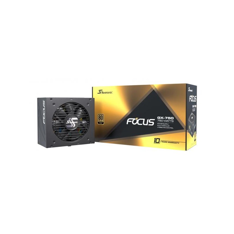 Power SupplySeasonic Focus-GX-750 ATX3 Modular Gold FOCUS-GX-750-V4 750W