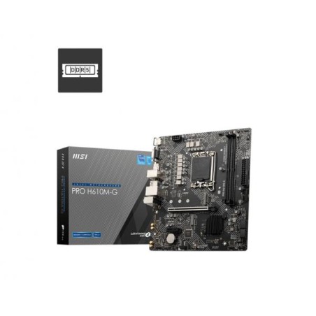 MB MSI PRO H610M-G DDR5 ST1700 MATX 2D5 1M.2 4S3 1HDMI 1DP 1VGA 1PCIE