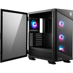 CASE MID-TW MPG VELOX 100R BLACK BLACK NO PSU ATX/MATX/MINI-ITX