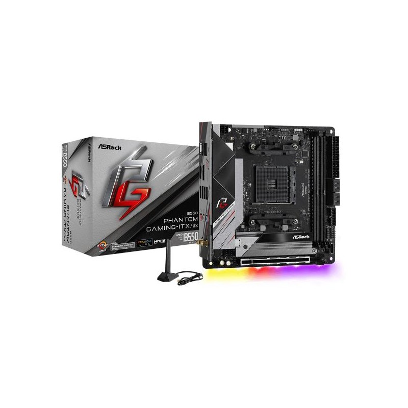 ASROCK B550 PHANTOM GAMING-ITX/AX (AM4) (D)