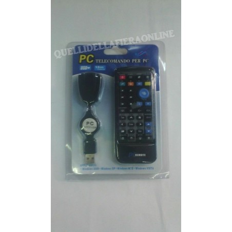 Telecomando Per Pc Wireless Con Ricevitore Usb Infrarossi A Distanza  agx