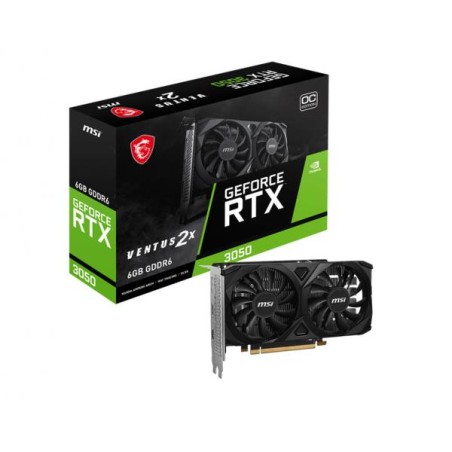 VGA MSI GeForce? RTX 3050 6GB Ventus 2X E OC