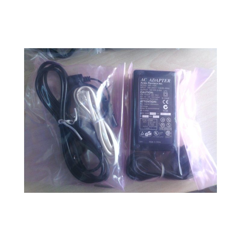 ALIMENTATORE AC ADAPTER API-7595 Acbel Polytech Inc. 19V 2.40A