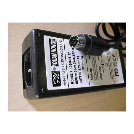 ALIMENTATORE PER HDD ESTERNO DVD  FU-06060S-12  100-240V 50/60 HZ  2A  USATO lrx