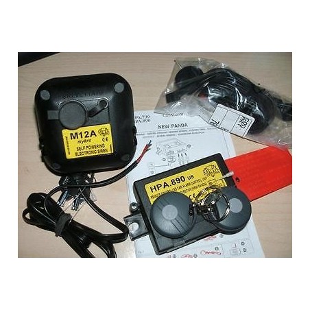 ALLARME MODULARE MSY HPA890US+M12 CON RADIOCOMANDO PER FIAT NEW PANDA NUOVO lrx
