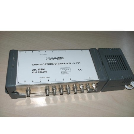 AMPLIFICATORE DI LINEA 9 IN - 9 OUT FRACARRO MS9L USATO lrx