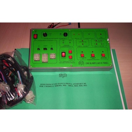 banco prova per centrali antifurto metasystem m1 serie m centralina e kit cavi