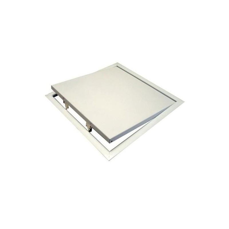 BOTOLA LAMIERA 30X30 LACCATO BIANCO NUOVO  lrx