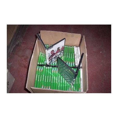BOX STORAGE CD DVD USED 200 PIECES 14MM BLACK SINGLE BOX DVD BLACK 1 PLACE