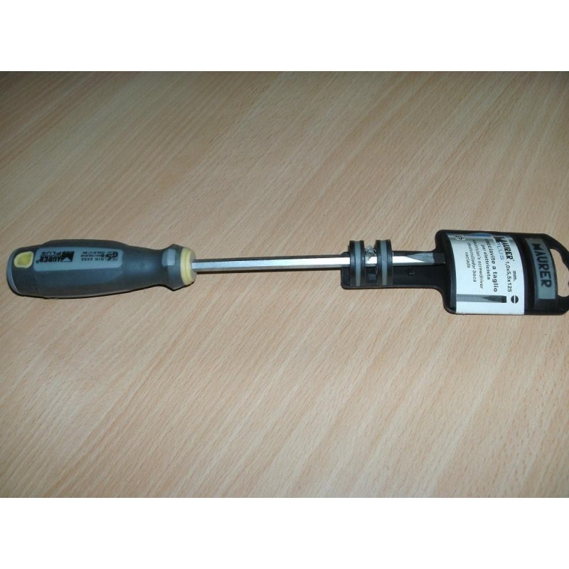 CACCIAVITE ACCIAIO A TAGLIO 5,5X125 MAURER PLUS PER ELETTRICISTA 88936 NUOVO lrx