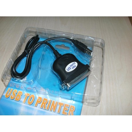 CAVO ADATTATORE DA USB A STAMPANTE PARALLELA NUOVO  lrx