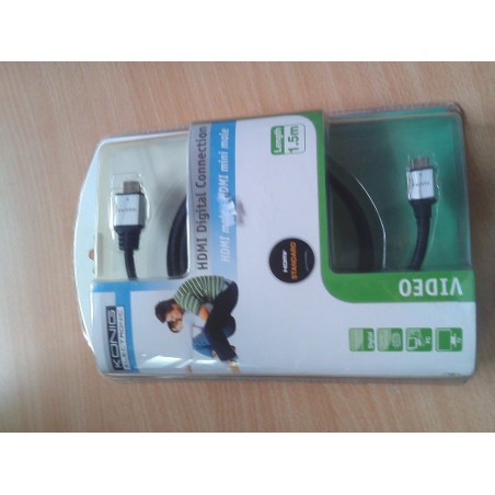 CAVO DA HDMI A MINI HDMI KONIG CMP-CE035/1.5  NUOVO  lrx