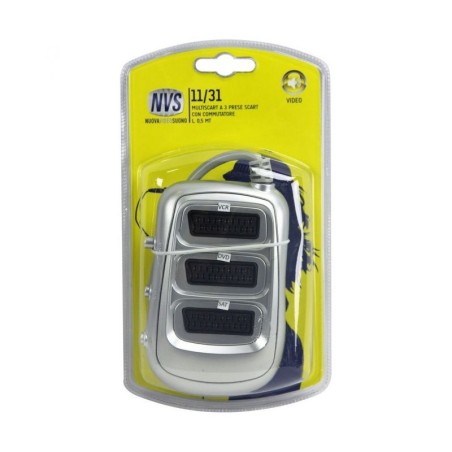MULTISCART A 3 PRESE SCART CON COMMUTATORE  COD 11/31
