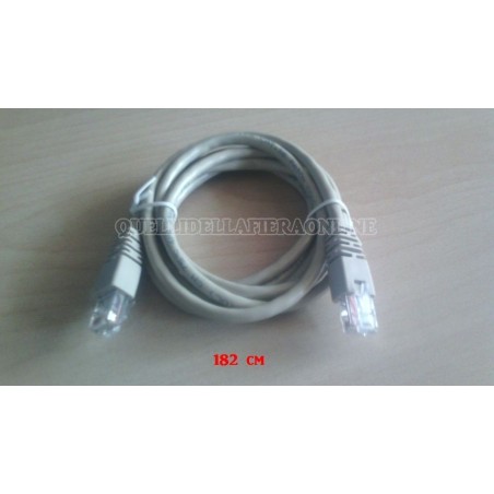 Cavo di rete Patch  Cat. 5E  UTP 182 cm Ethernet LAN