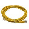CAVO DI RETE Ethernet LAN CAT.5 UTP STRANDED 3m  GIALLO
