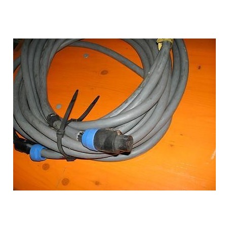 CAVO DIAMETRO 20MM 8 POLI DA 4MM LUNGHEZZA 15 METRI  SPINA NEUTRIK USATO  lrx