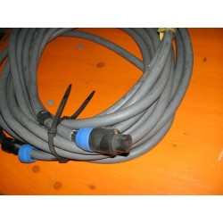 CAVO DIAMETRO 20MM 8 POLI DA 4MM LUNGHEZZA 5 METRI  SPINA NEUTRIK USATO  lrx