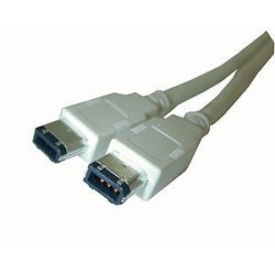 CAVO FIREWIRE 1 METRO 6 PIN MASCHIO / 6 PIN MASCHIO  NUOVO lrx