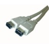 CAVO FIREWIRE 1 METRO 6 PIN MASCHIO / 6 PIN MASCHIO  NUOVO lrx
