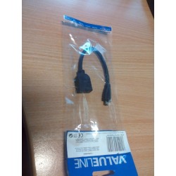 CAVO HDMI  CON CONNETTORE MICRO ETHERNET VALUELINE P/N VLVP34790B02 NUOVO