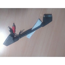 CAVO SCART 21 POLI MASCHIO - FEMMINA CON 2 RCA AUDIO MASCHIO NUOVO  lrx