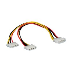 CAVO SDOPPIATORE DI ALIMENTAZIONE INTERNA PER DRIVE  MH 5.25M A 2X5.25F 8in 20 cm IDE