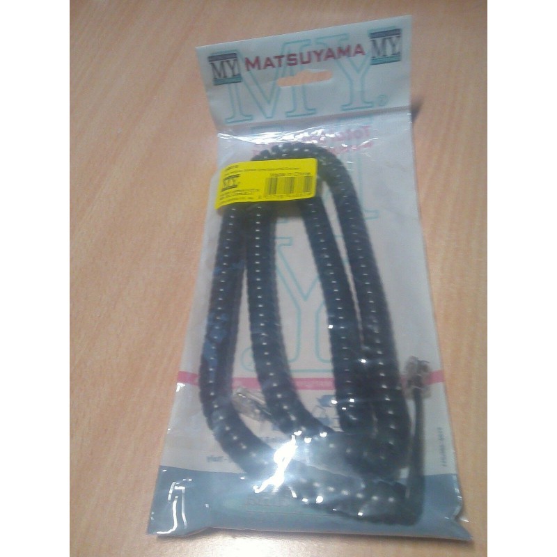 CAVO TELEFONICO SPIRALATO SPINA/SPINA 4P4C 5 METRI NERO MATSUYAMA GB075 lrx