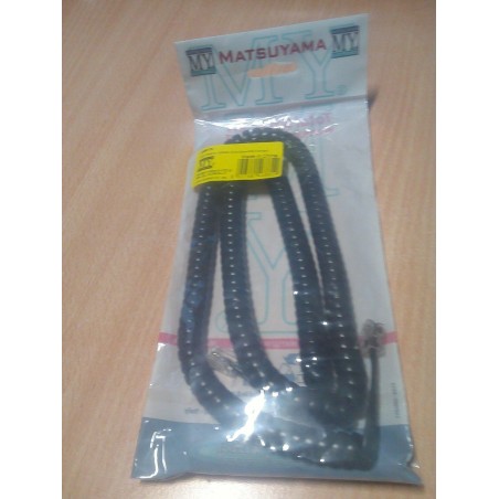 CAVO TELEFONICO SPIRALATO SPINA/SPINA 4P4C 5 METRI NERO MATSUYAMA GB075 lrx