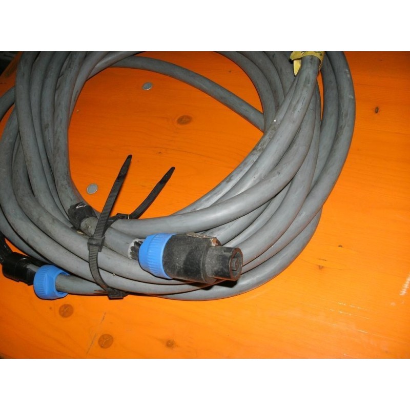 CAVO DIAMETRO 20MM 8 POLI DA 4MM LUNGHEZZA 5 METRI  SPINA NEUTRIK USATO  lrx