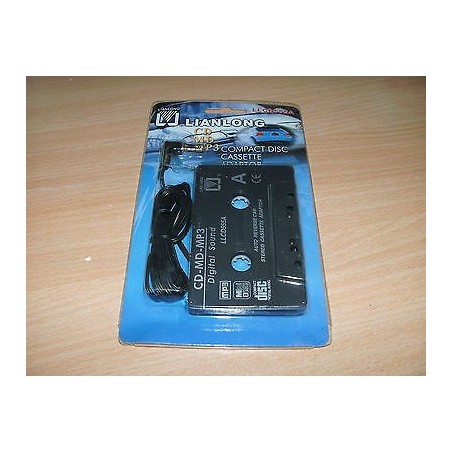 COMPACT DISC CASSETTE ADAPTOR LIANLONG LLCD555A NUOVO lrx