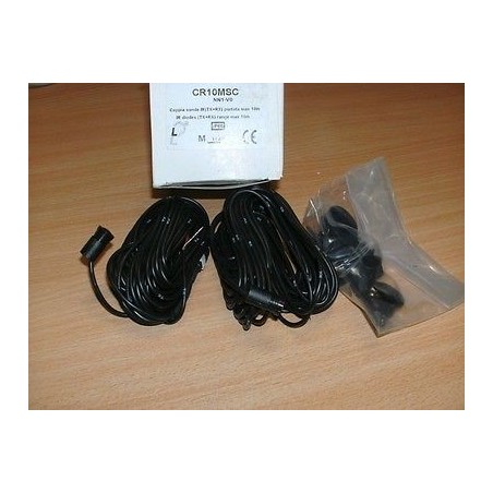 PRASTEL COPPIA SONDE IR CR10MSC TX+RX PORTATA MAX 10M IP 66  NUOVO lrx