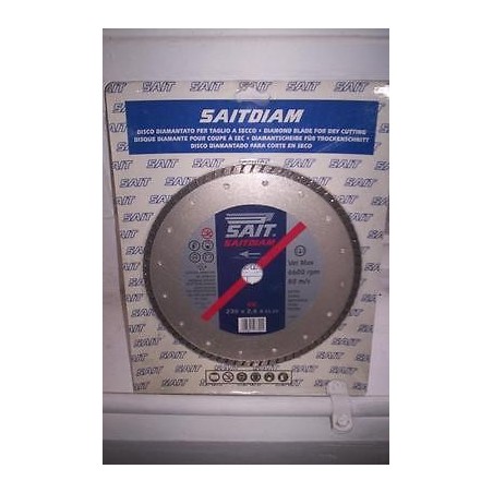 Disco diamantato per taglio  a secco SaitDiam CC 230x2,6x22,23mm lrx