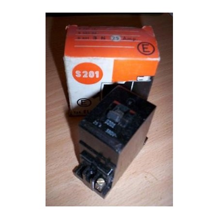 ELETTROCONDUTTURE S 201 25 Amp NUOVO CON SCATOLA DA COLLEZIONE  lrx1m