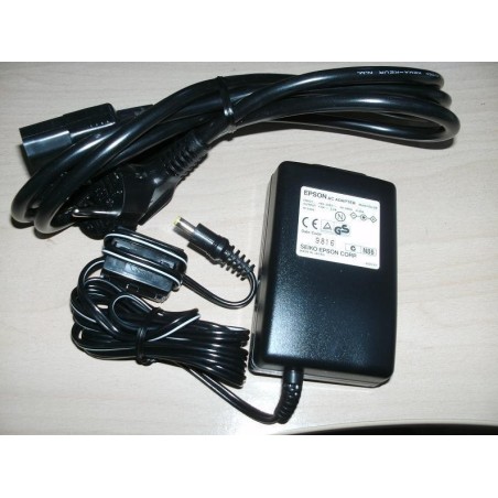 EPSON AC ADAPTOR MODEL EU-20 120-240V 50/60HZ 0.35A OUT 7.0V 2.0A NUOVO  lrx